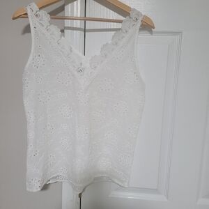 New White cotton shirt size S